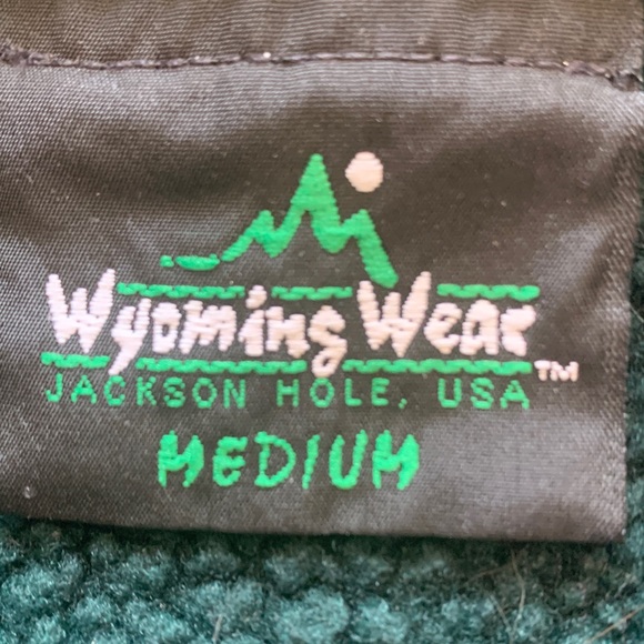 Wyoming Wear Women’s Size M Vest 
Dark Green  Fleece outside Sherpa inside - Picture 3 of 5